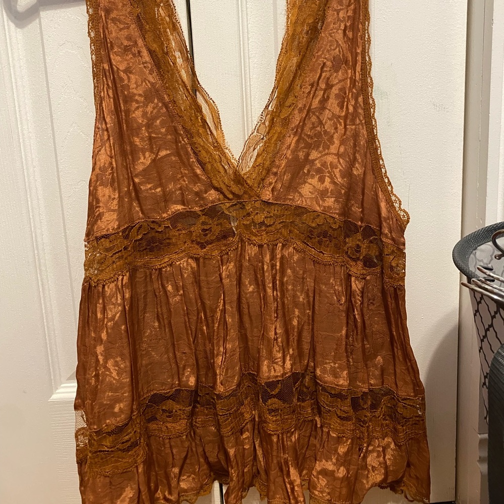 Free People Flowing Tank Top